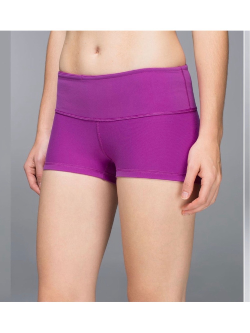 Women's Lululemon Purple Boogie Short *Full-On Luon Athletic Shorts Size 4